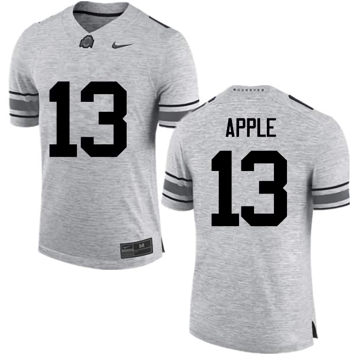 Eli Apple Ohio State Buckeyes Men's NCAA #13 Nike Gray College Stitched Football Jersey VDX3056QA